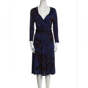 Blue floral MaxMara dress